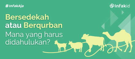 Bersedekah atau berqurban terlebih dahulu