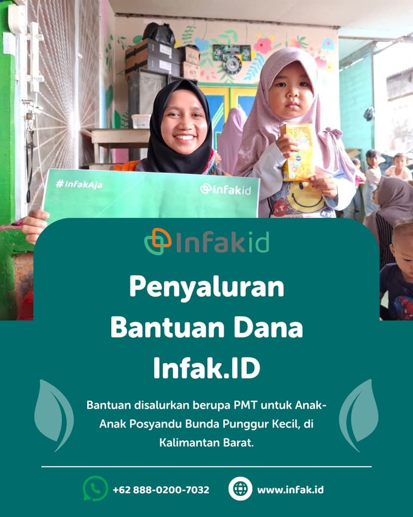 PMT Untuk Anak Anak Posyandu Bunda Punggur Kecil