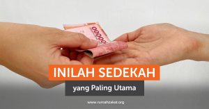 Sedekah yang paling utama